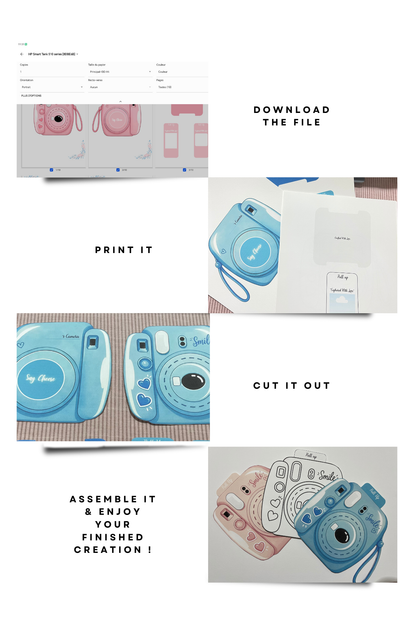 Pull & Reveal Photo Card - MomentsOnPaper