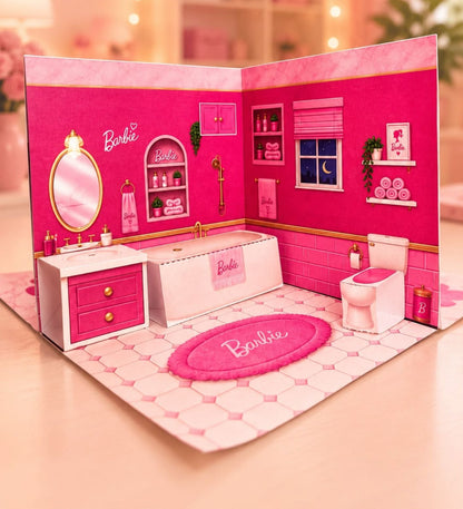 Printable 3D Barbie House - Instant Digital Download