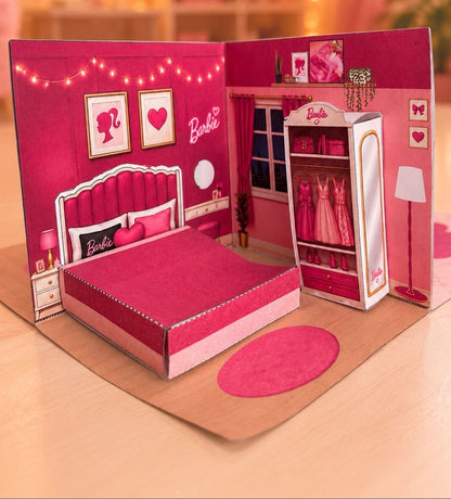 Printable 3D Barbie House - Instant Digital Download