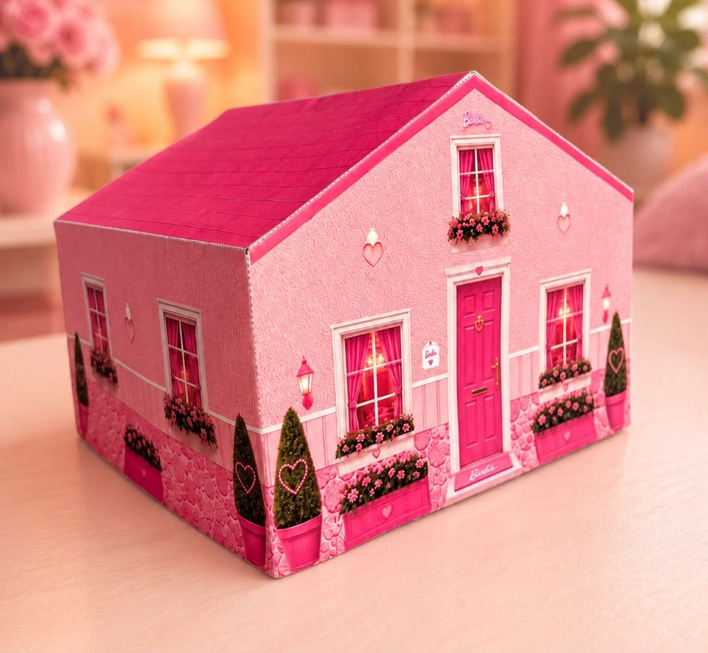 Printable 3D Barbie House - Instant Digital Download